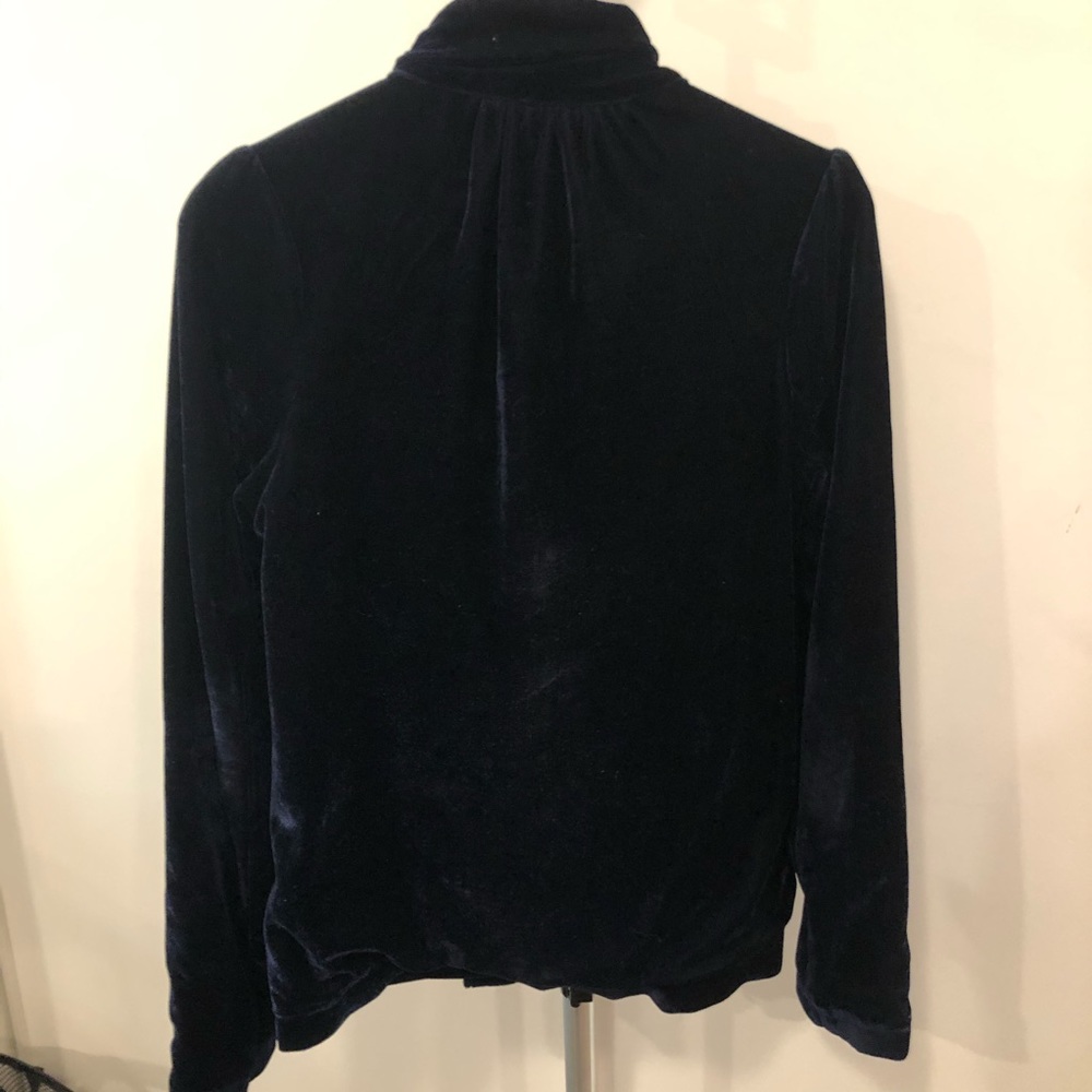 UO Silence + Noise Cotton Blend Velvet Jacket - Picture 3 of 7